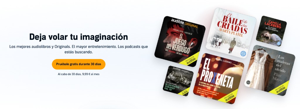 Pruébalo gratis en Audible