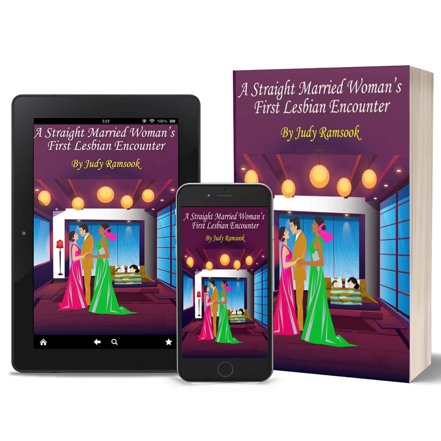 Portada de A Straight Married Woman's First Lesbian Encounter