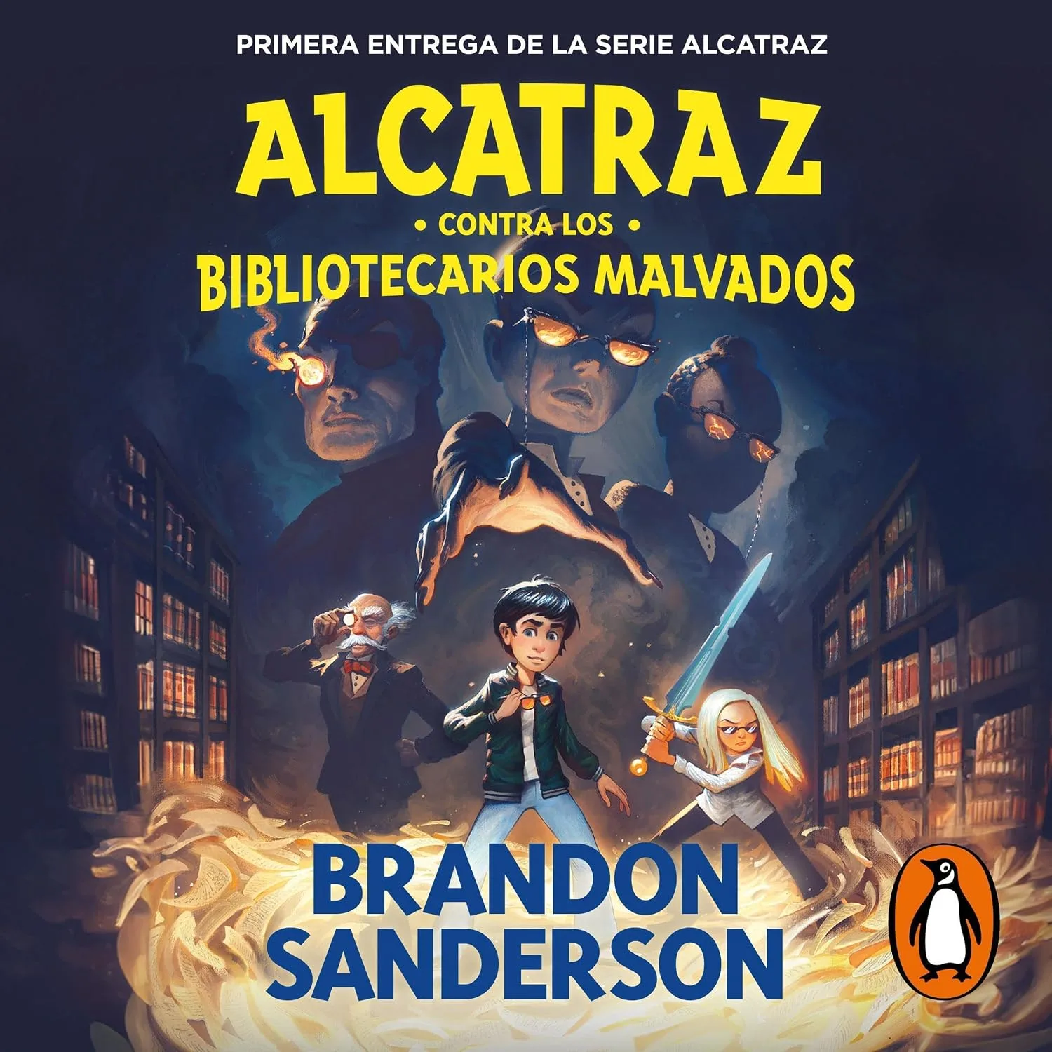 Portada de Alcatraz contra los Bibliotecarios malvados