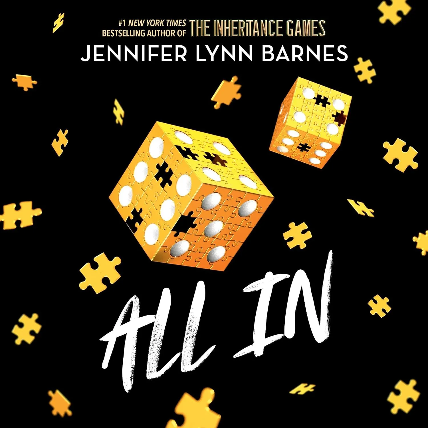 Portada de All In, Book 3: cold cases get hot in the unputdownable mystery series from the bestselling author of The Inheritance Games