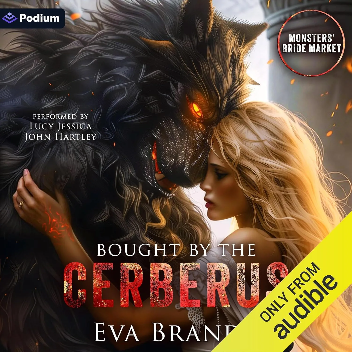 Portada de Bought by the Cerberus: A Monsters' Bride Market Standalone