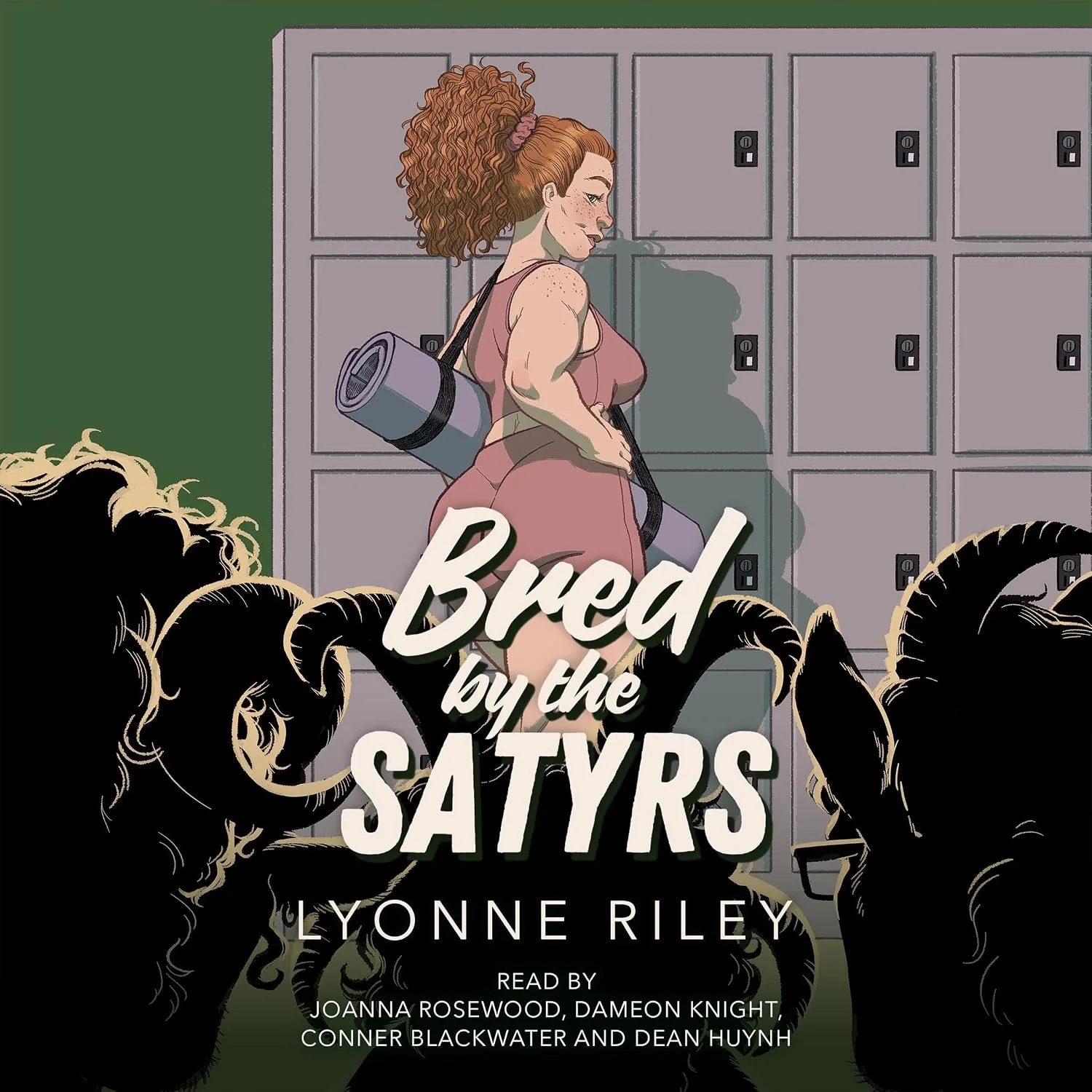 Portada de Bred by the Satyrs: A Steamy Why Choose Monster Romance (DreamTogether Breeding Program)