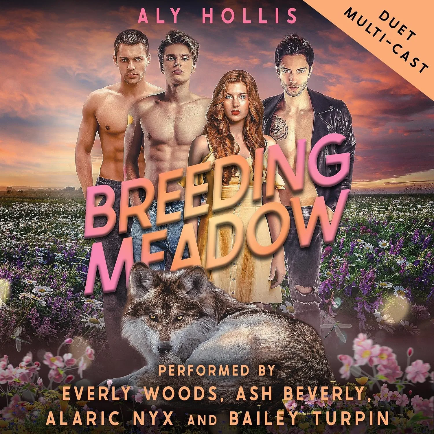 Portada de Breeding Meadow: A Spicy Why Choose MMFM Alpha Werewolf Romance (Alpha Season)