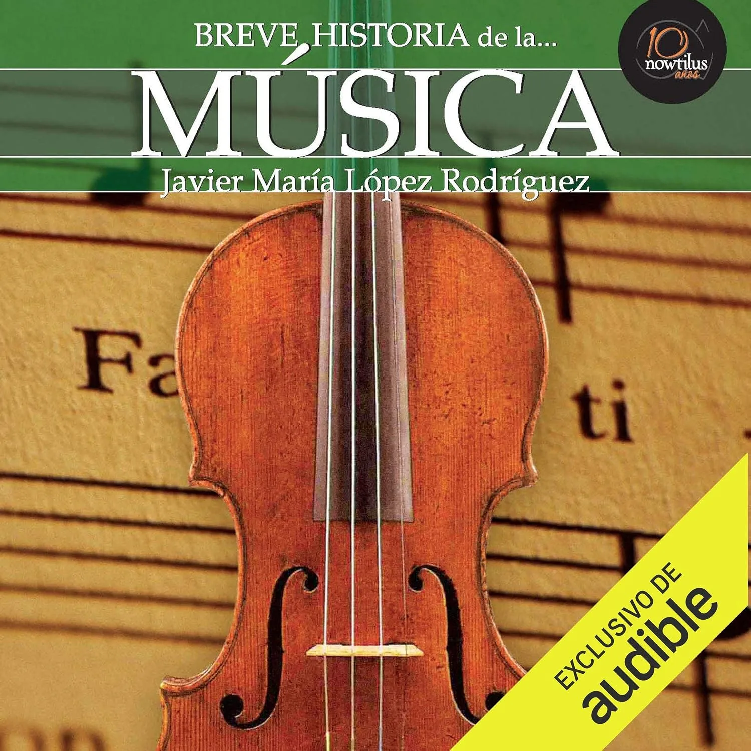 Portada de Breve historia de la música