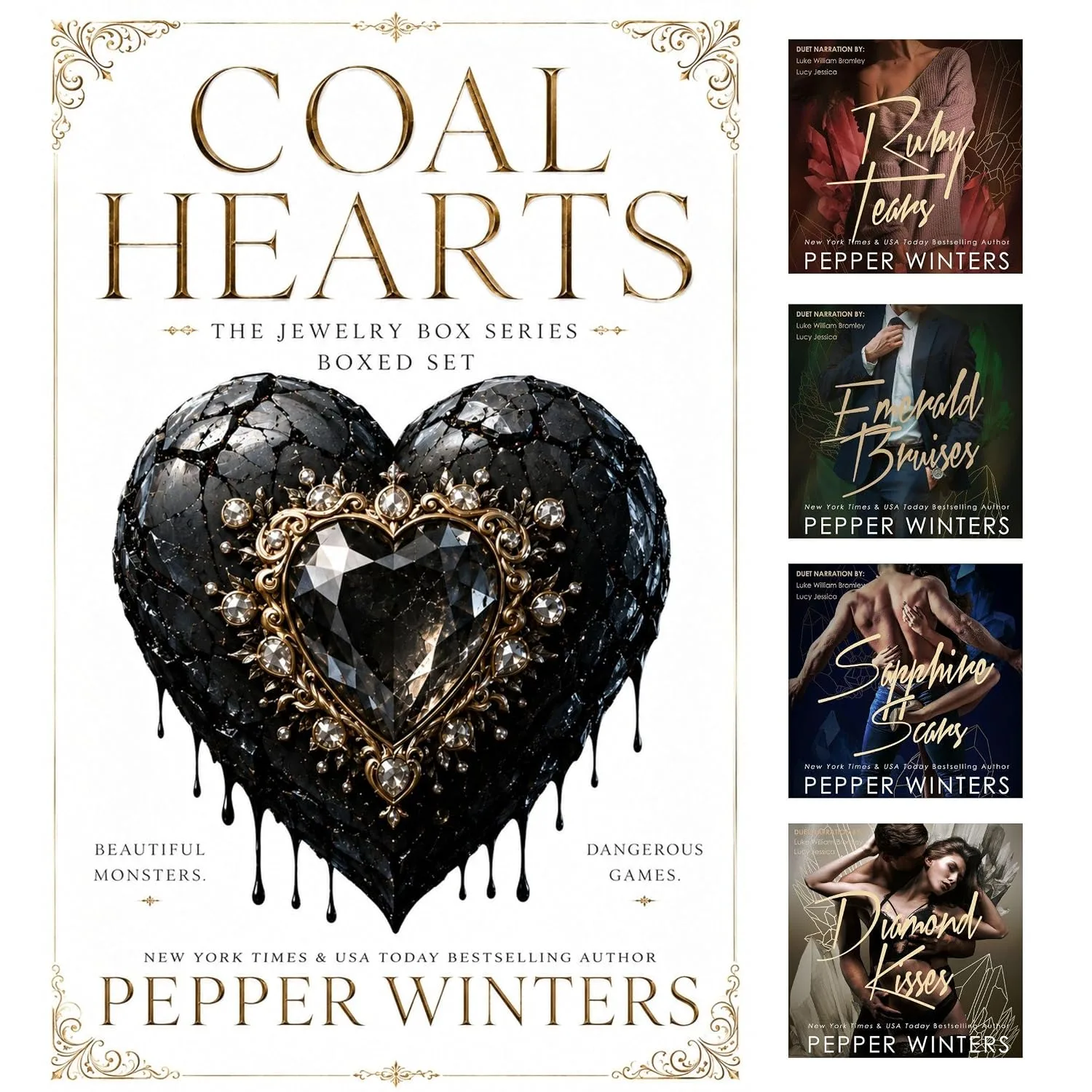 Portada de Coal Hearts: Dark Romance