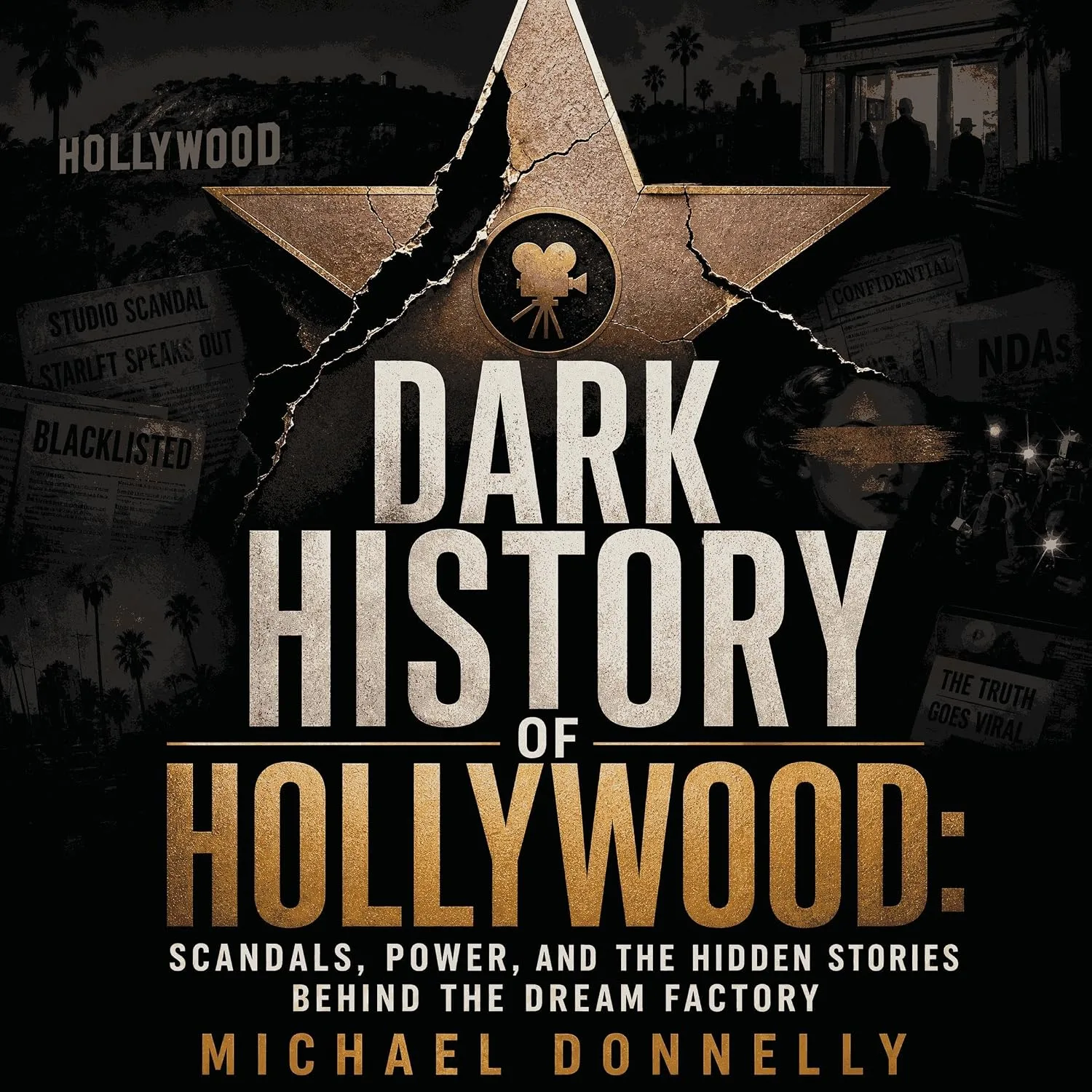Portada de Dark History of Hollywood: Scandals, Power, and the Hidden Stories Behind the Dream Factory