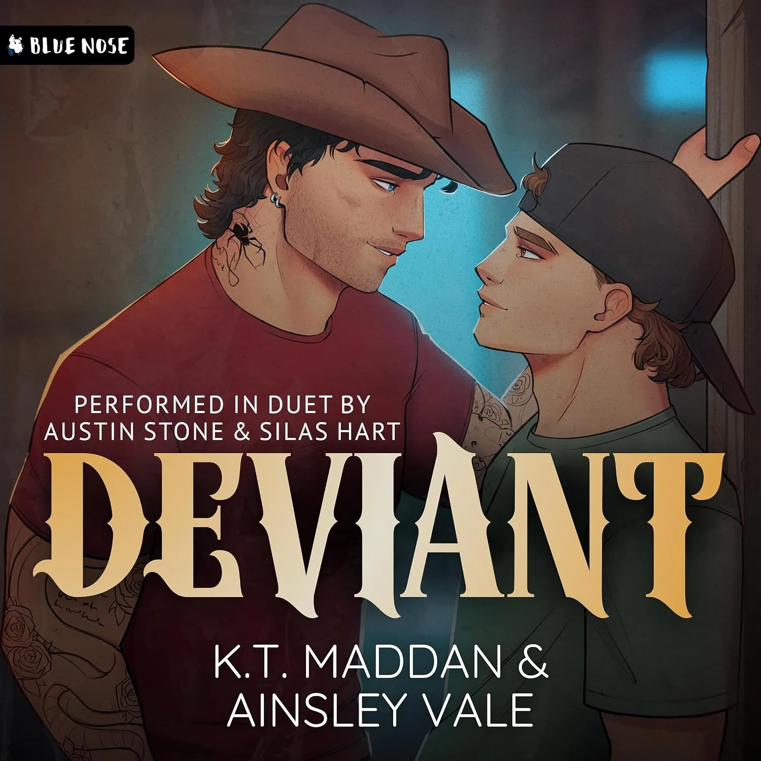Portada de Deviant: A Dark MM Cowboy Romance (Thornwood Brothers)