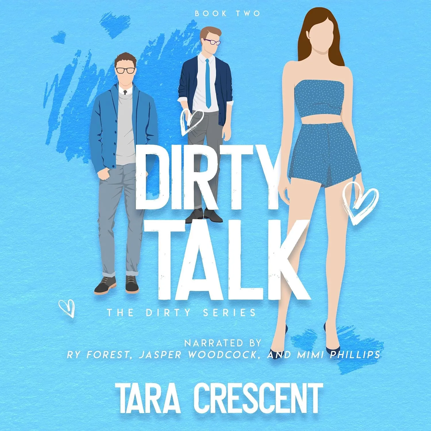 Portada de Dirty Talk: A MFM Ménage Romance (The Dirty Series, Book 2)