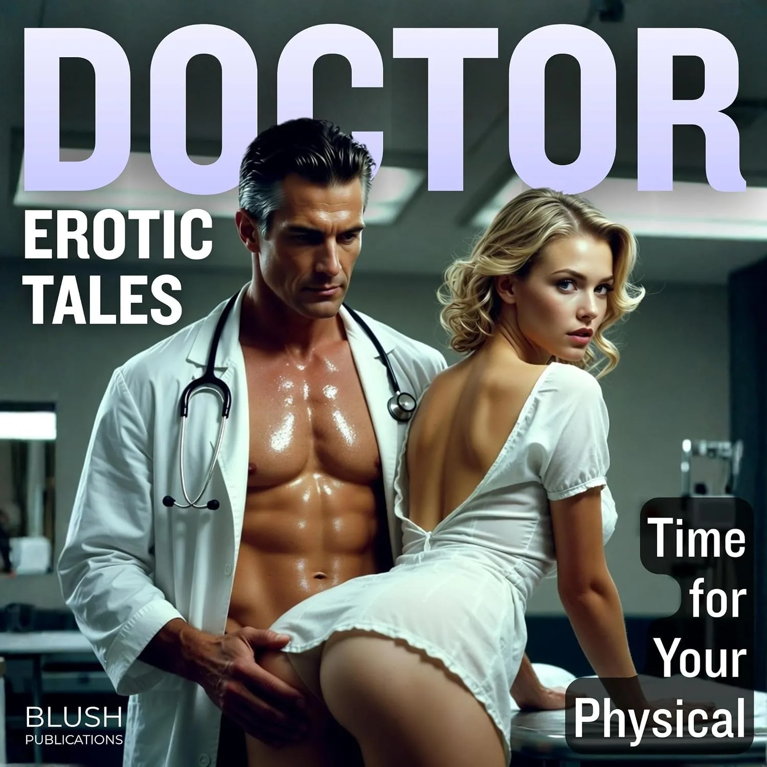 Portada de Doctor Erotic Tales: Time for Your Physical: Explicit Adult Sex Short Stories of Medical Fetish, Dirty Dom Surgeon, Hospital Quickies, BDSM Therapy, Ex Wife Reunion, Quarantine Breeding & More