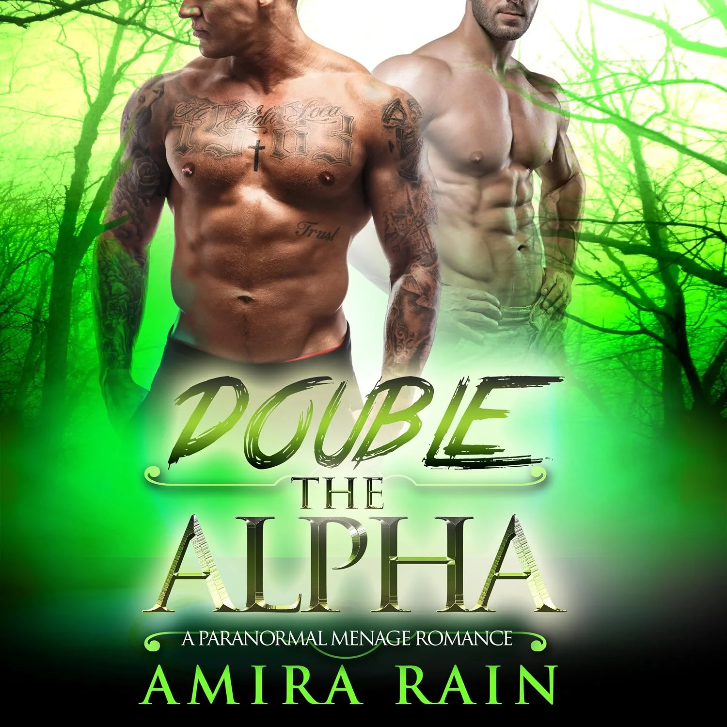 Portada de Double the Alpha: A Paranormal Menage Romance
