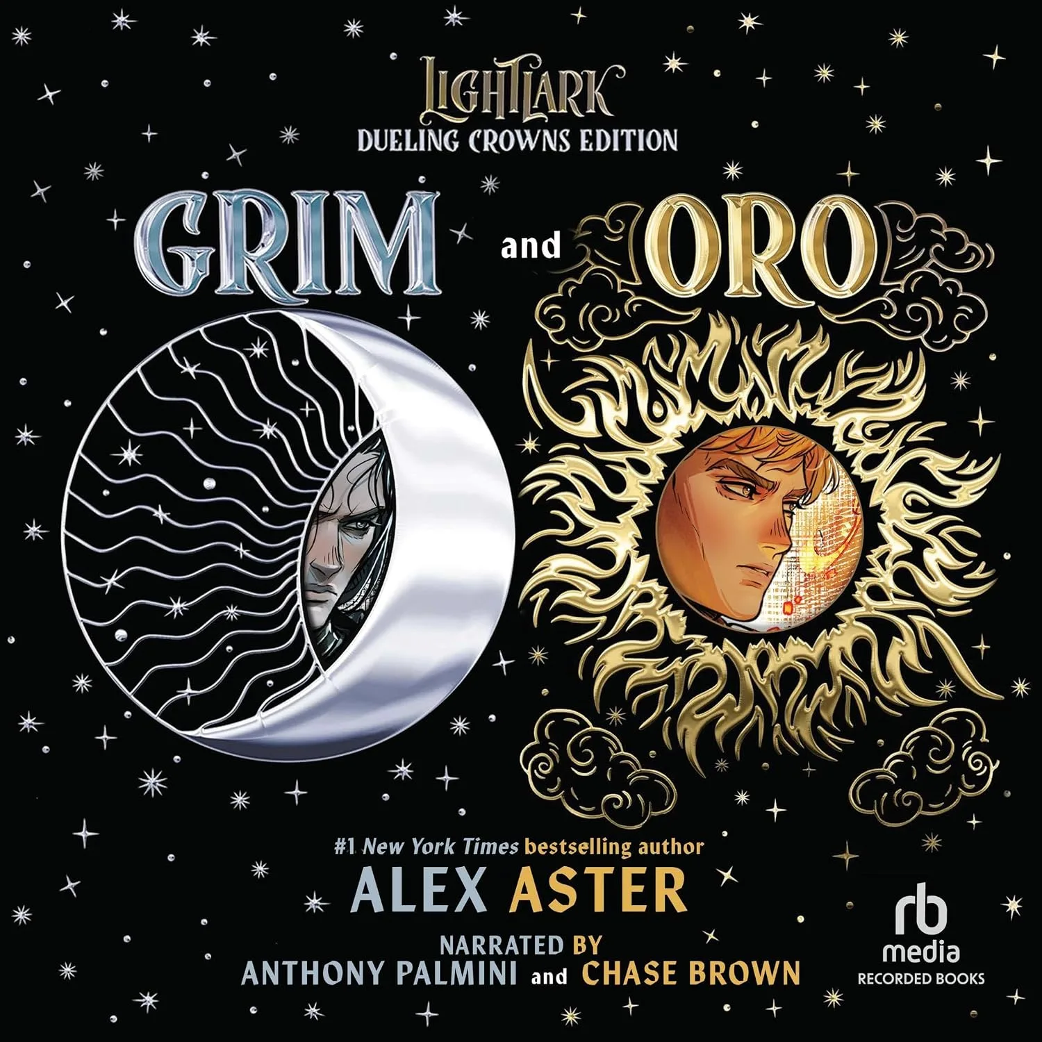 Portada de Grim and Oro: Dueling Crowns Edition: A Lightlark Saga Deluxe Companion Book