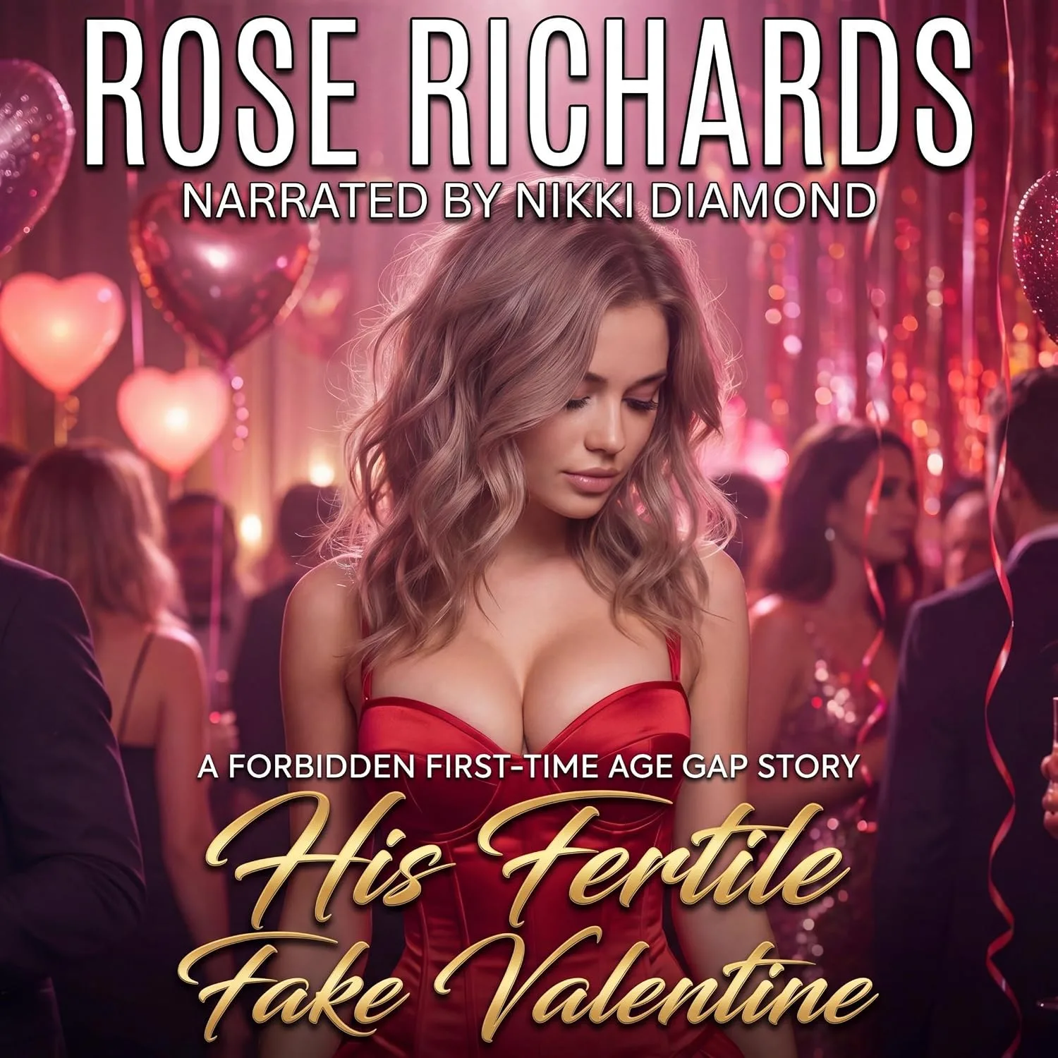 Portada de His Fertile Fake Valentine: A Forbidden First-Time Age Gap Story (Forbidden Holiday Wishes)