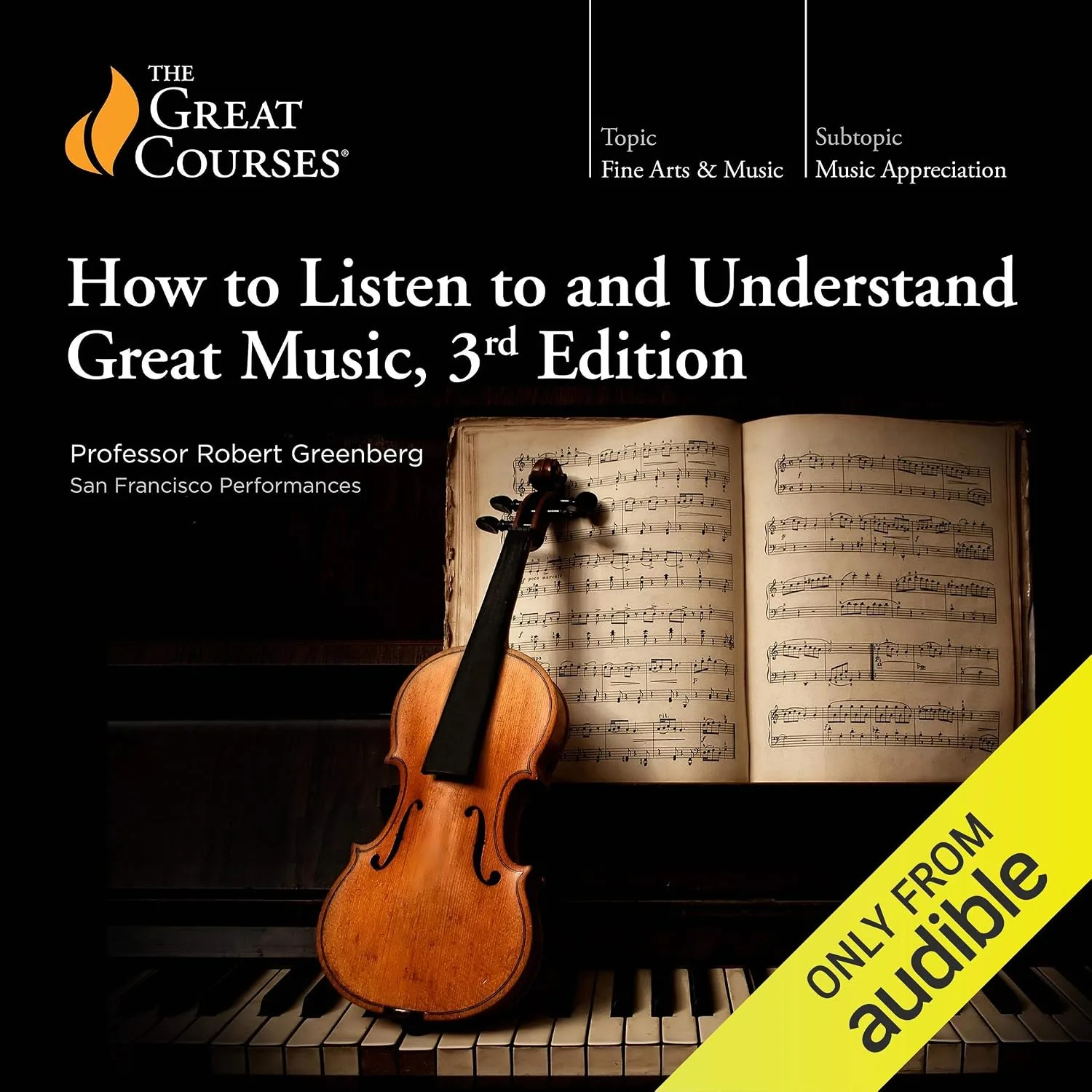 Portada de How to Listen to and Understand Great Music, 3rd Edition