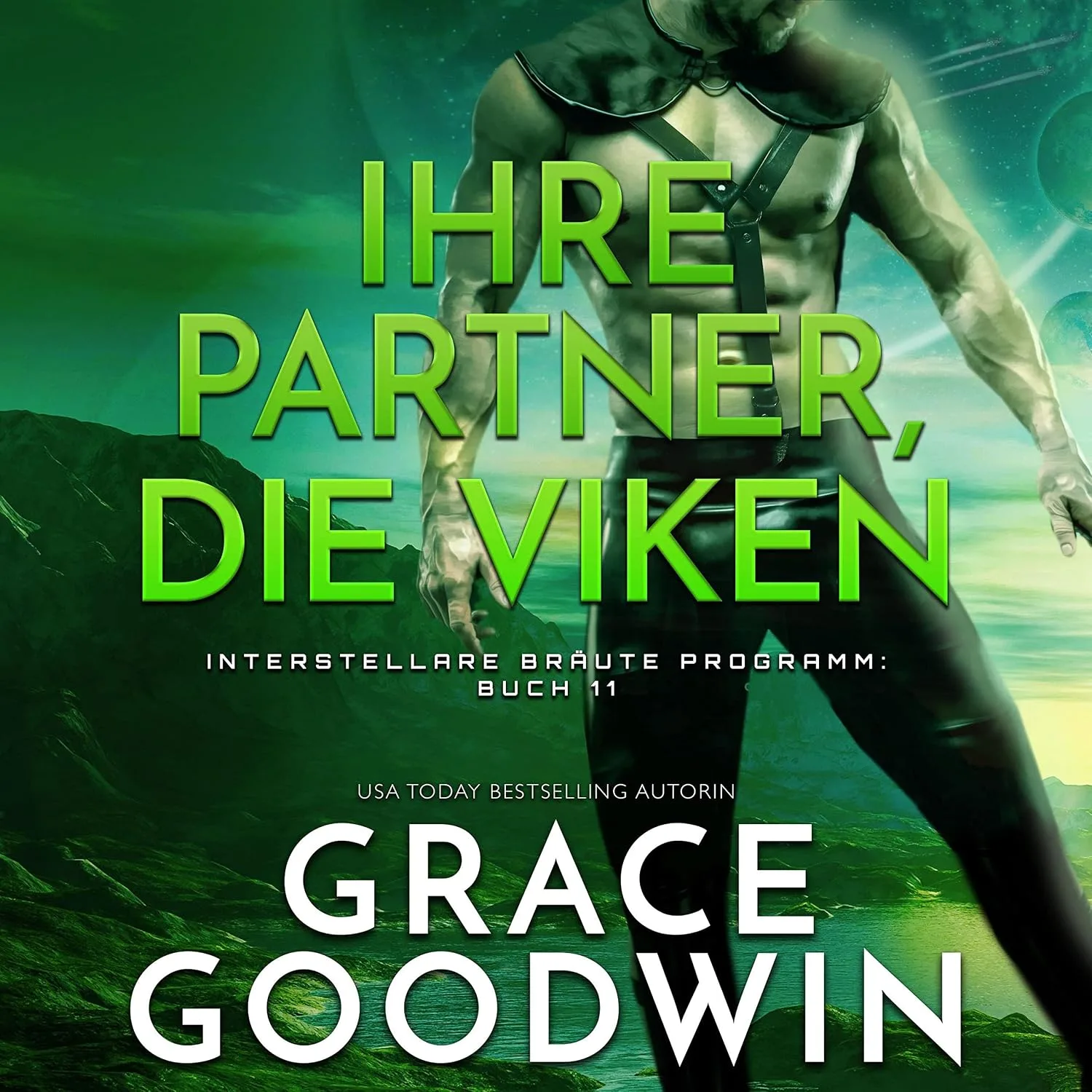 Portada de Ihre Partner, die Viken [Her Viken Mates]: Die Interstellare Bräute Programm, Buch 11 [The Interstellar Brides Program, Book 11]