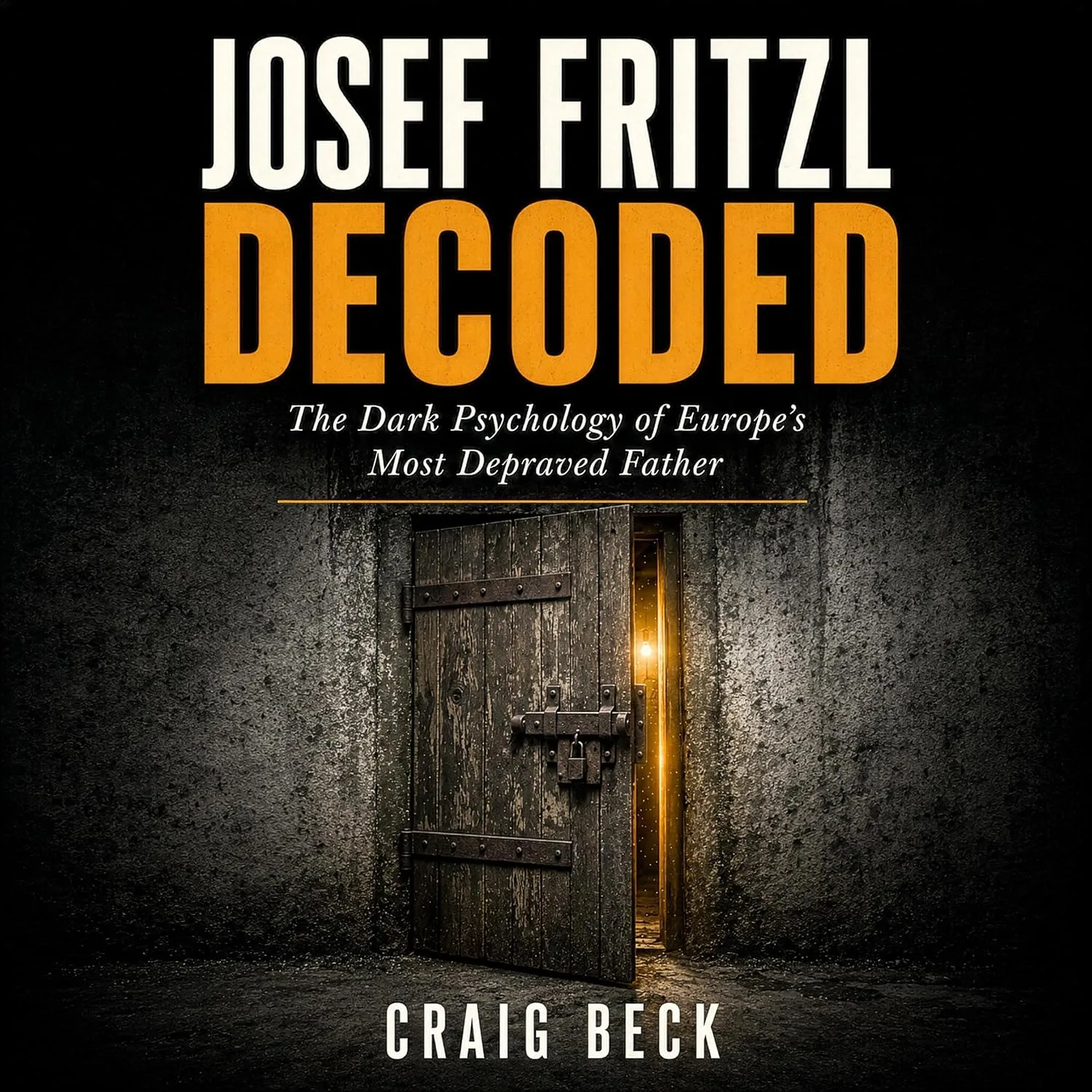Portada de Josef Fritzl Decoded: The Dark Psychology of Europe's Most Depraved Father (Decoded by Craig Beck)