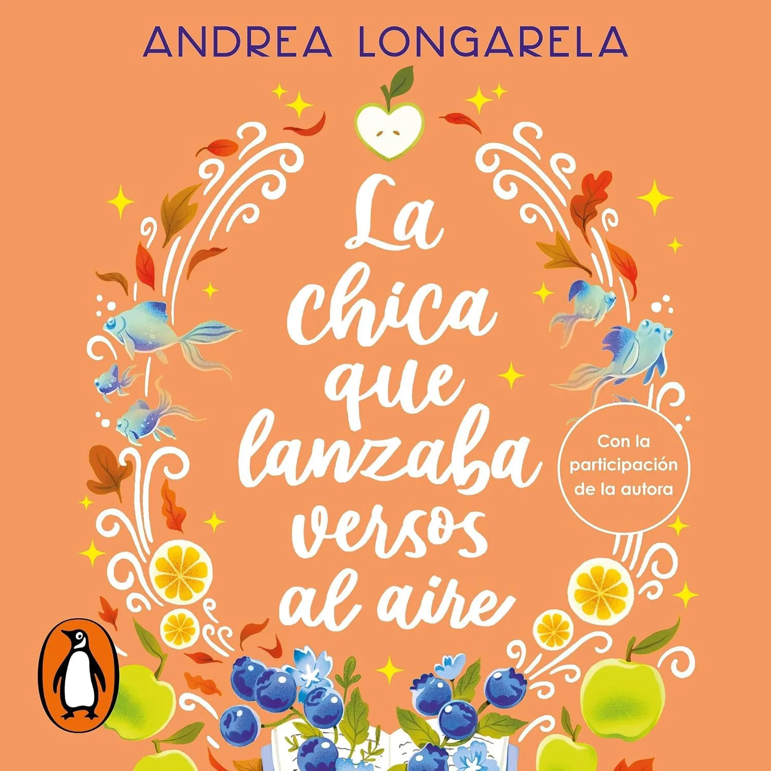 Portada de La chica que lanzaba versos al aire