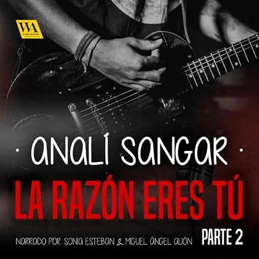 Portada de La razón eres tú 2: Blanco opresivo, negro lóbrego, rojo rabioso