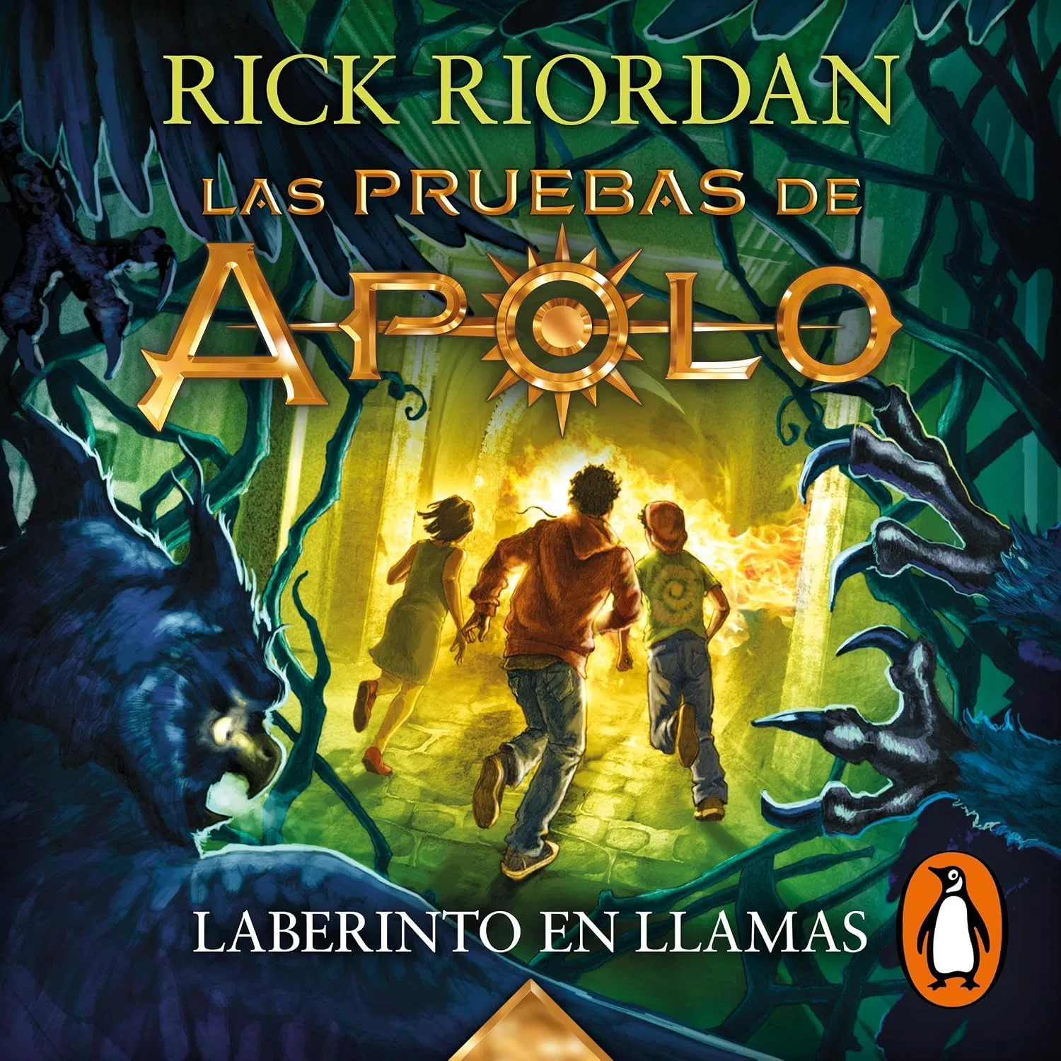 Portada de Las pruebas de Apolo 3 - Laberinto en llamas: Laberinto en llamas