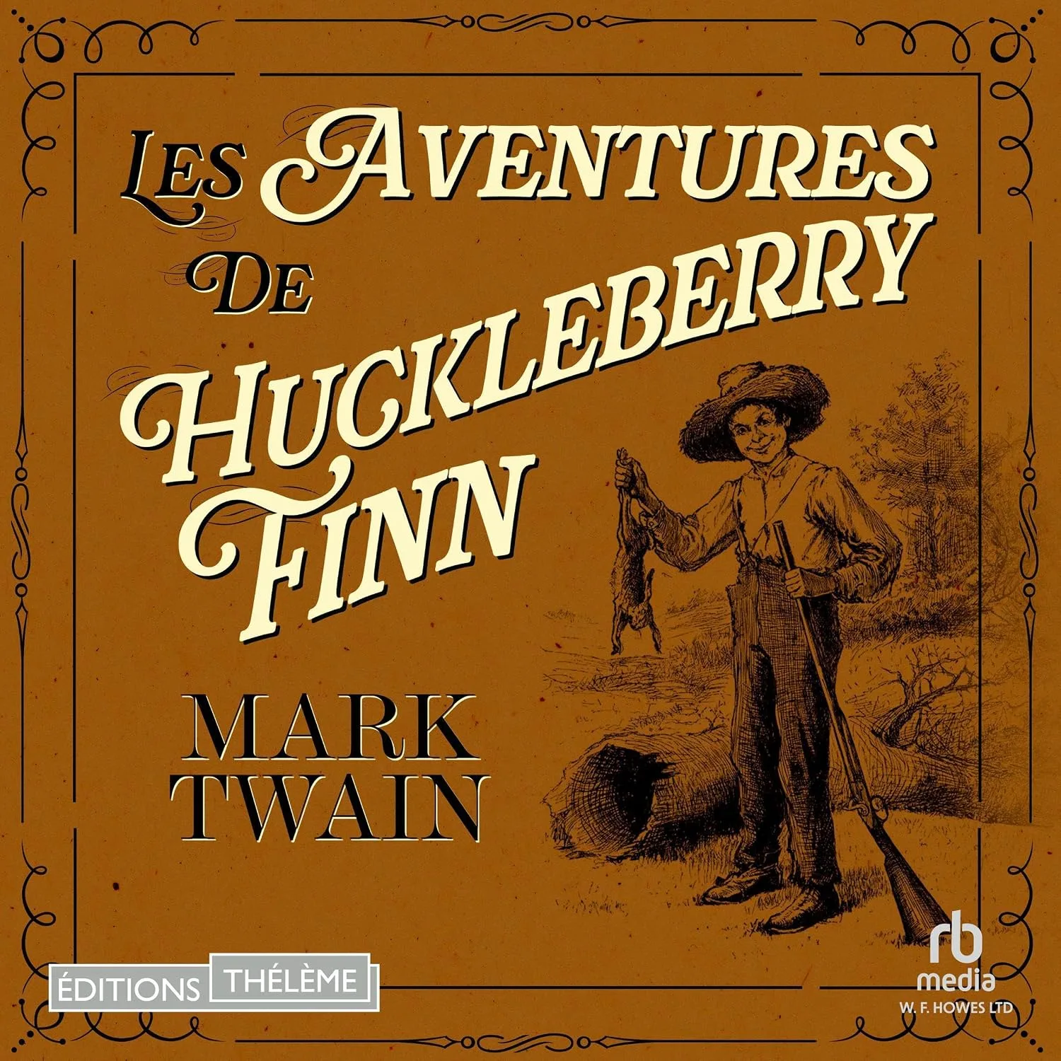 Portada de Les Aventures de Huckleberry Finn