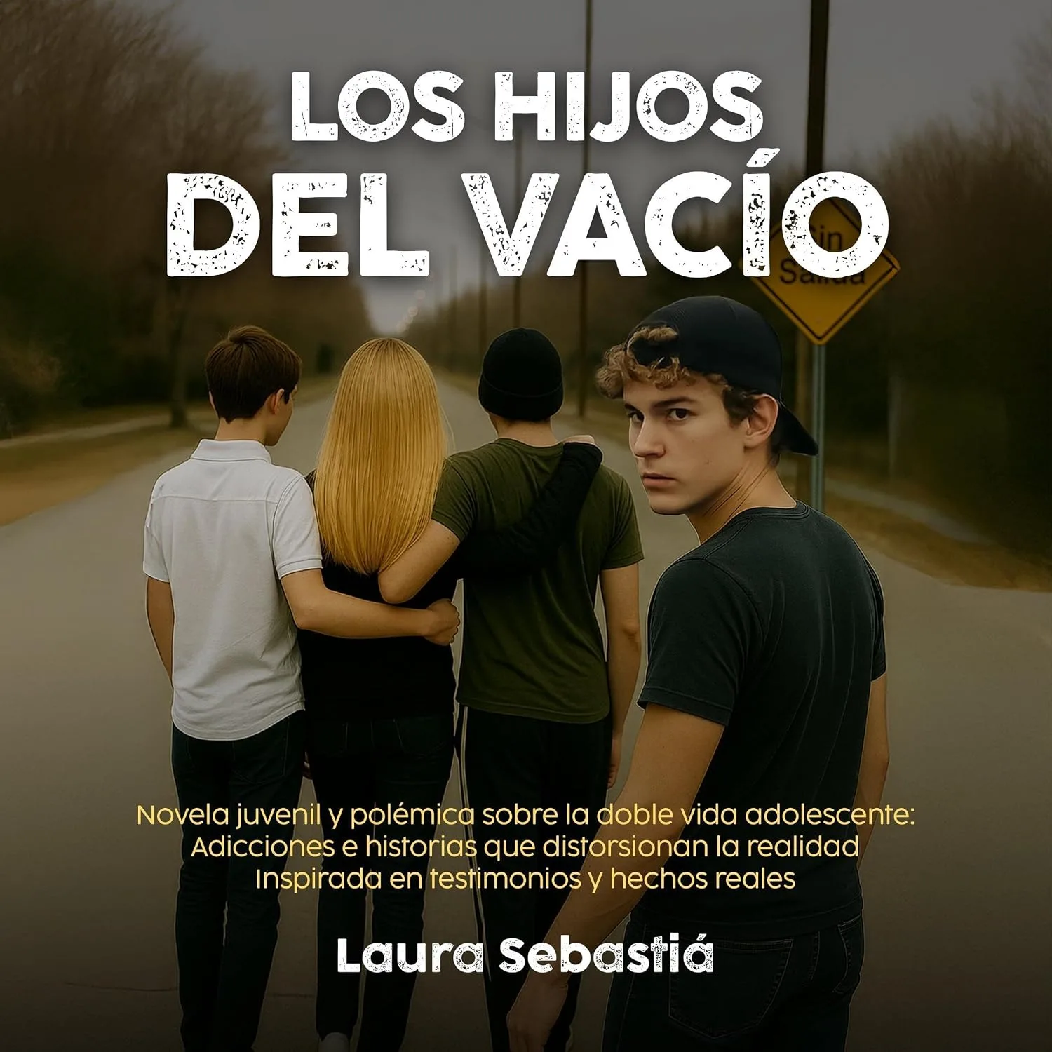 Portada de Los Hijos Del Vacío: Novela Juvenil Y Polémica Sobre La Doble Vida Adolescente: Adicciones E Historias Que Distorsionan La Realidad. Inspirada en Testimonios Y Hechos Reales.