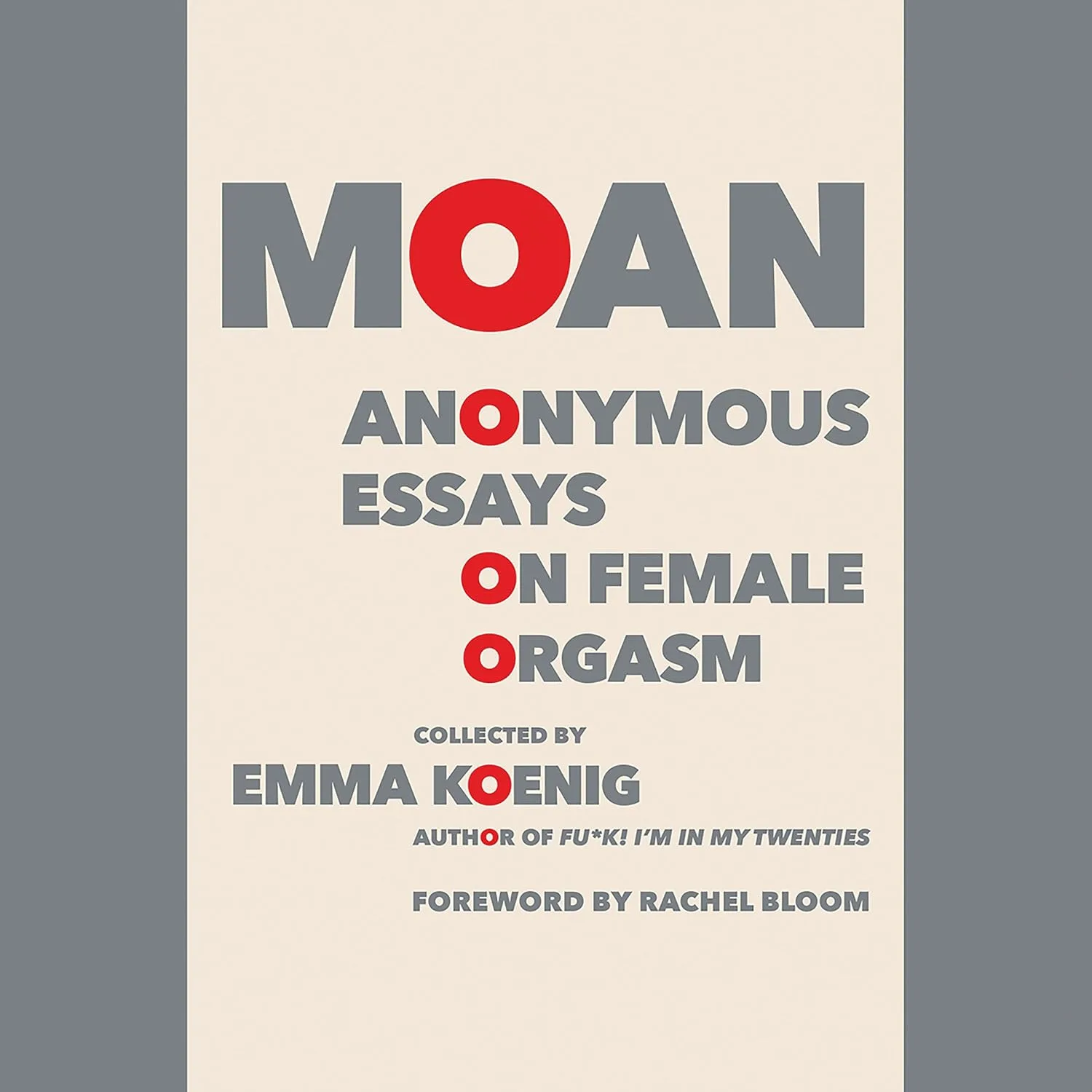 Portada de Moan: Anonymous Essays on Female Orgasm