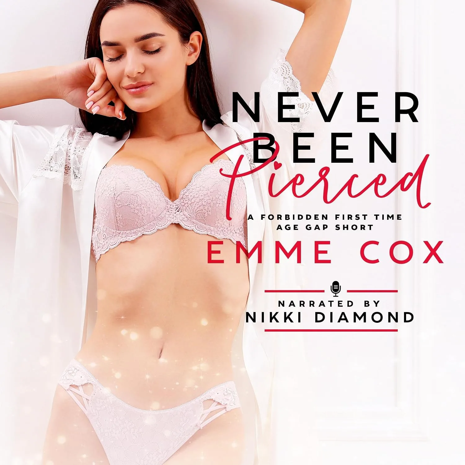 Portada de Never Been Pierced: A Forbidden First Time Age Gap Short