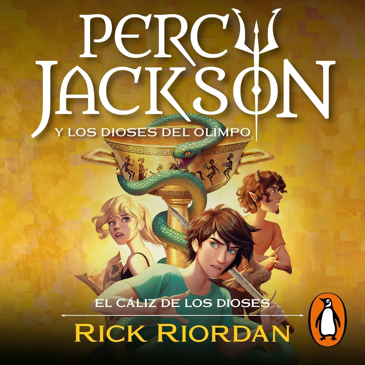 Portada de Percy Jackson y el cáliz de los dioses