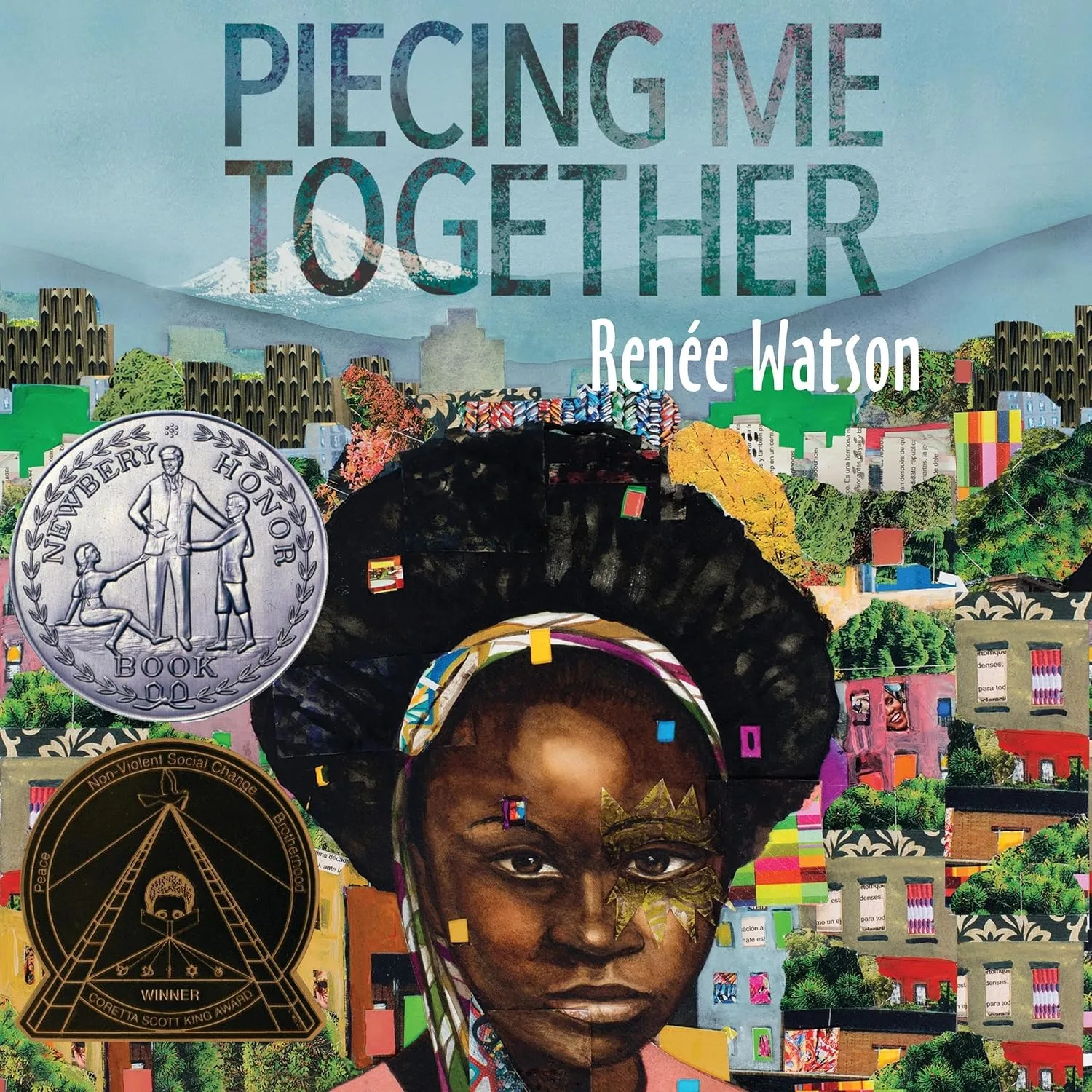 Portada de Piecing Me Together: Newbery Honor and Coretta Scott King Author Award Winner