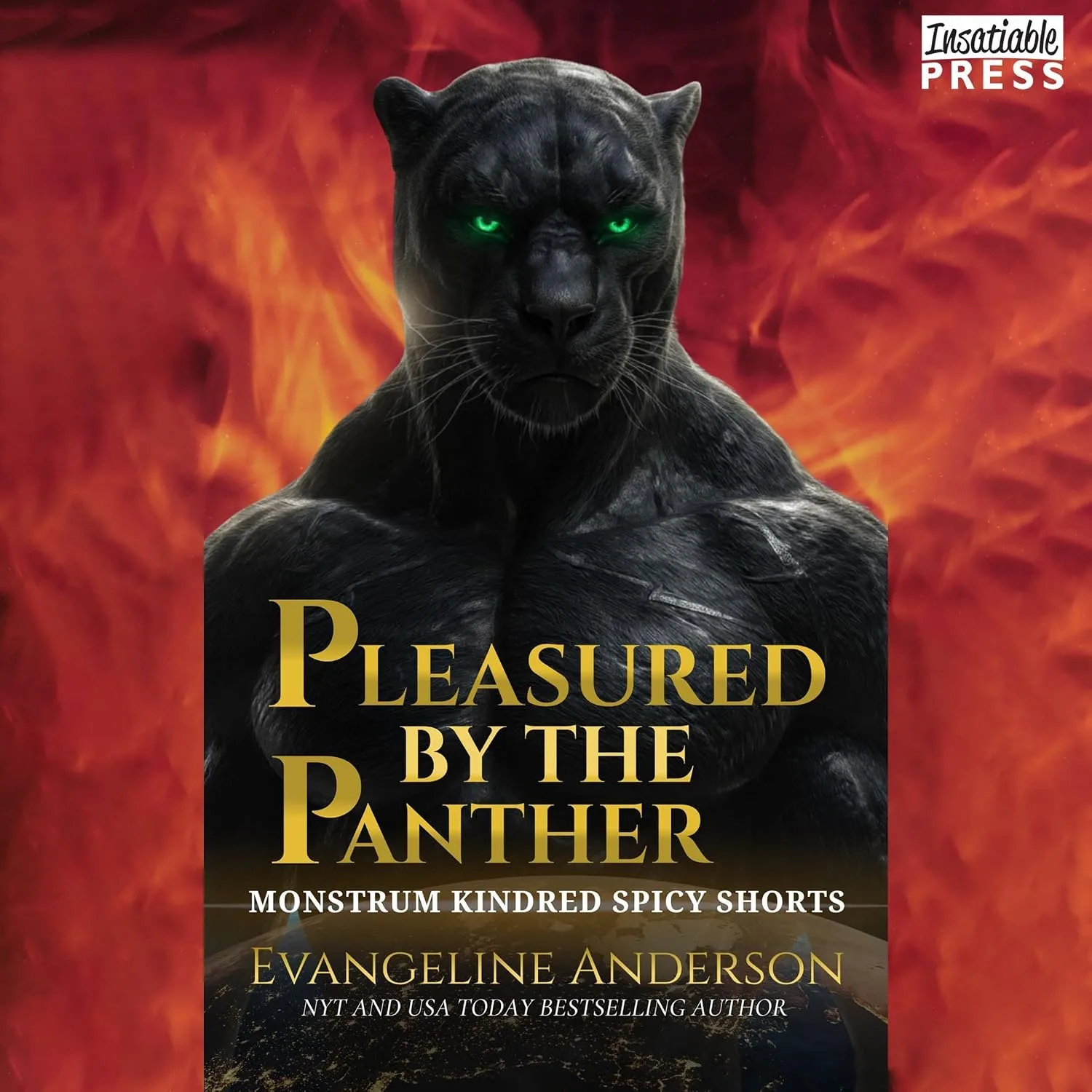 Portada de Pleasured by the Panther: A Monstrum Kindred Spicy Shorts Novella (Monstrum Kindred, Book 9)
