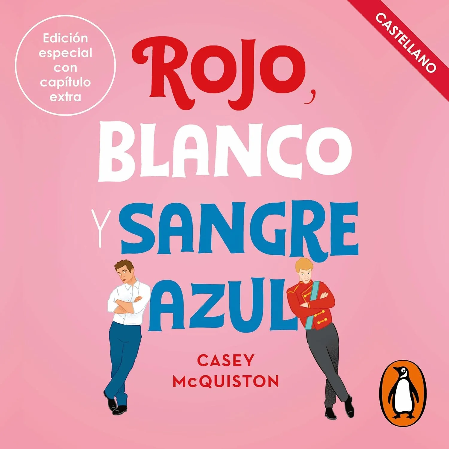 Portada de Rojo, blanco y sangre azul