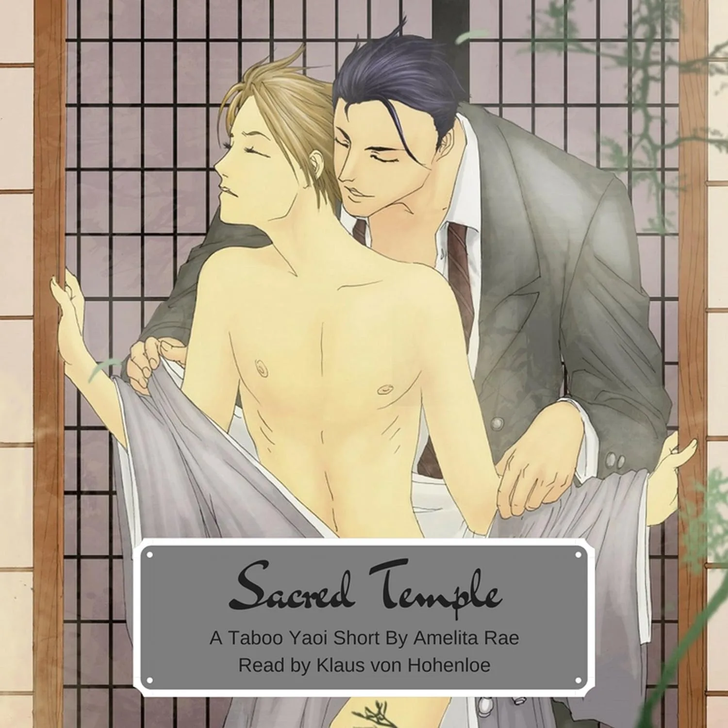 Portada de Sacred Temple: A Taboo Yaoi Short