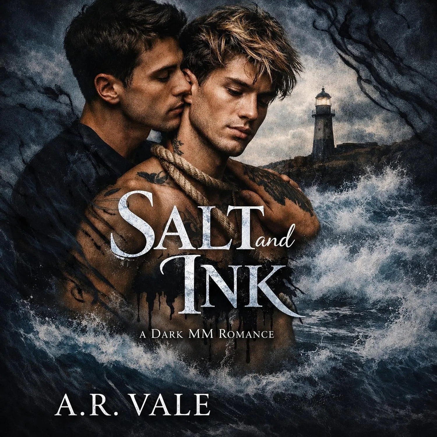 Portada de Salt and Ink: A Dark MM Romance