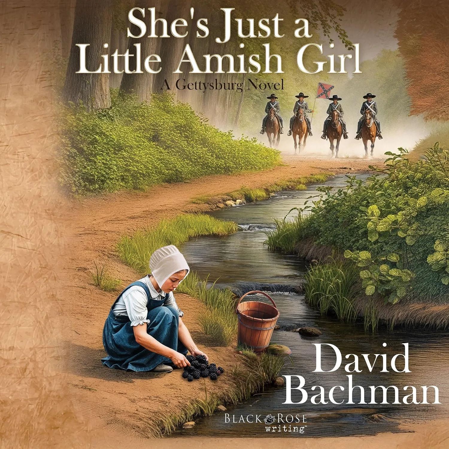 Portada de She's Just a Little Amish Girl: A Gettysburg Novel