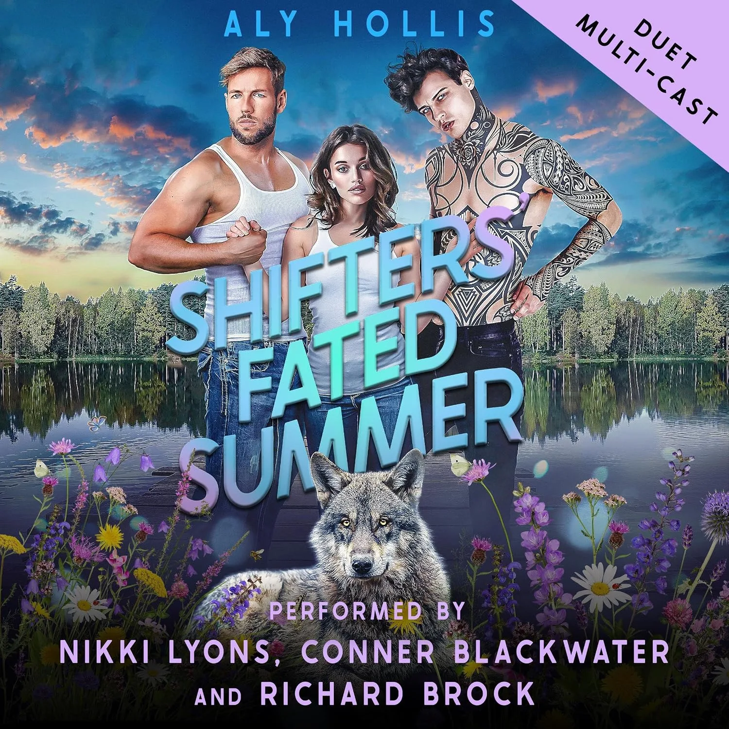 Portada de Shifters' Fated Summer: A Spicy Why Choose MMF Alpha Werewolf Romance
