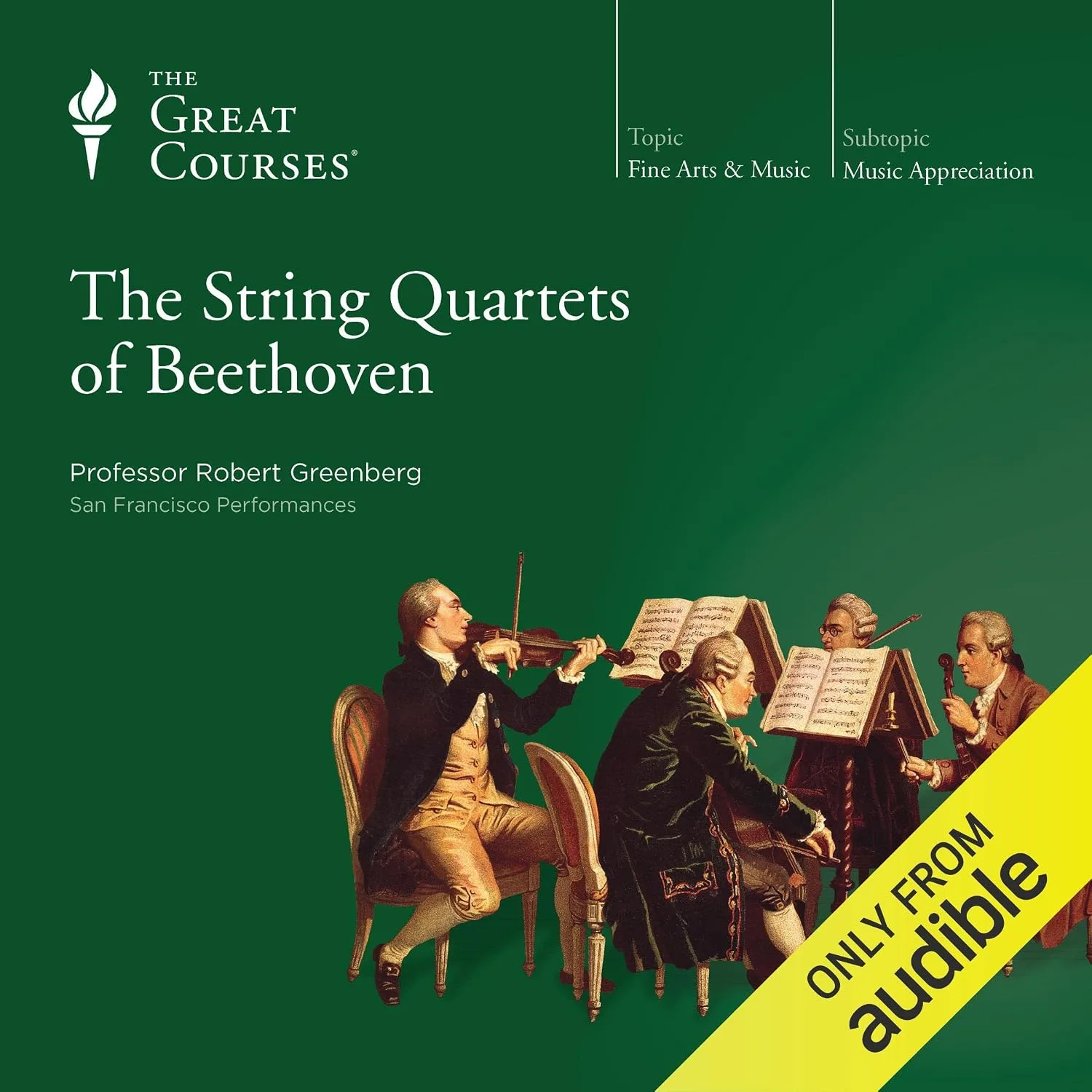 Portada de The String Quartets of Beethoven