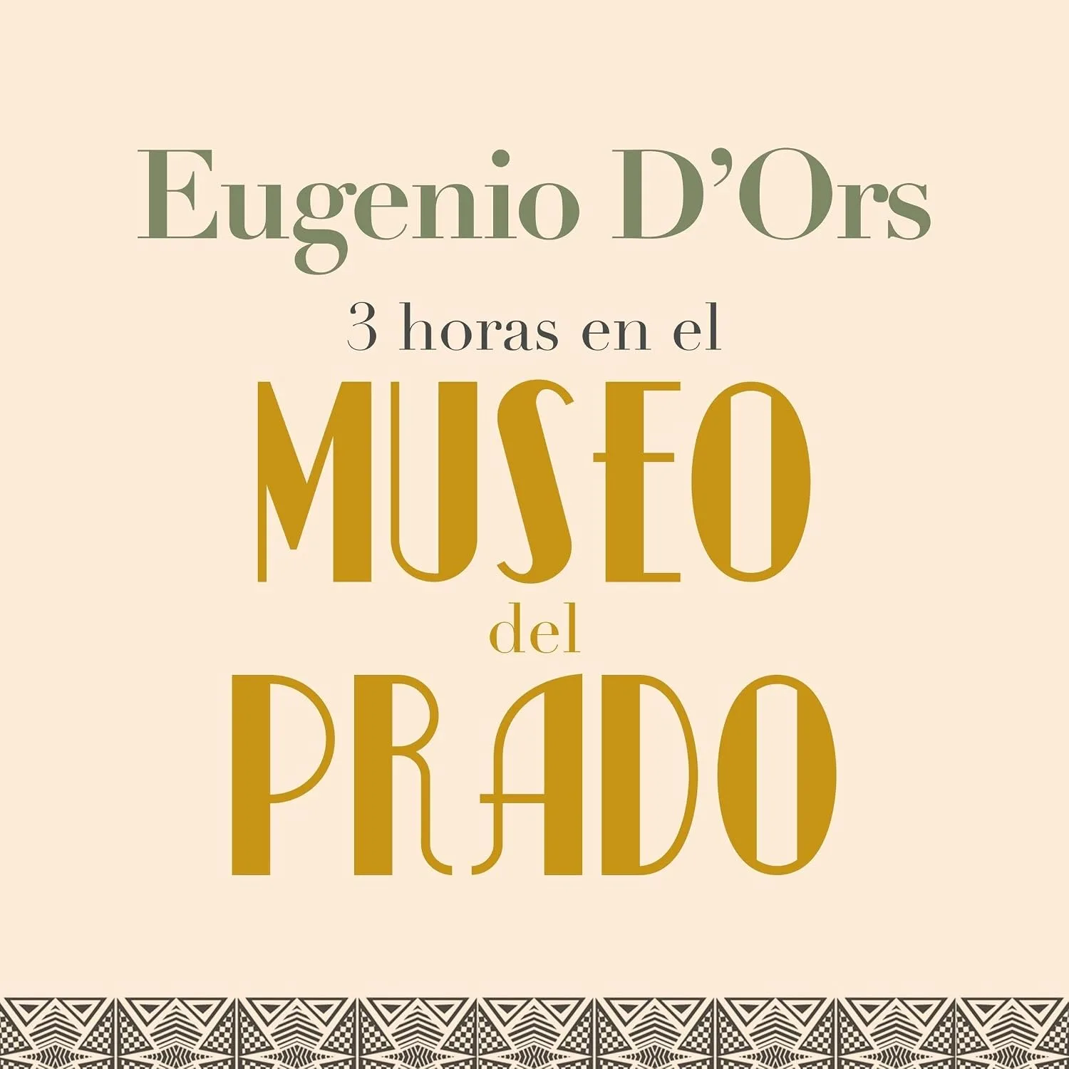 Portada de Tres horas en el Museo del Prado