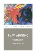 Miscelánea I de Theodor W. Adorno