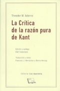 La Crítica de la razón pura de Kant de Theodor W. Adorno