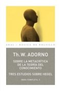 Sobre la metacrítica de la Teoría del Conocimiento de Theodor W. Adorno